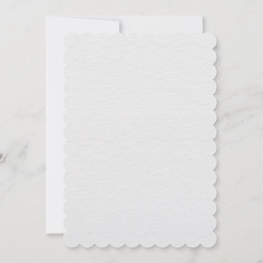 Blauw en Wit Bloemen Bruiloft Boeket Save The Date (Achterkant)