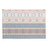 Blauw en wit, bloemperk kussensloop (Achterkant-Rechts)