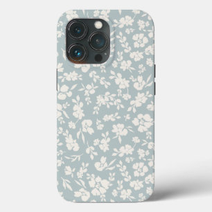 Blauw en wit Boho Floral Case-Mate iPhone Case