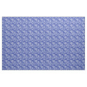 Blauw en wit Boho Paisley Patroon Stof (Yard (91,4 cm))