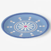 Blauw en wit Bord (Gekanteld)