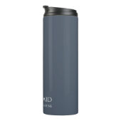 Blauw en wit-bruidsmeisje- thermosbeker (Geroteerd rechts)