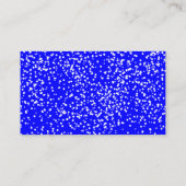 Blauw en wit bruiloft Confetti Informatiekaartje (Achterkant)