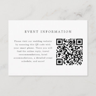 Blauw en wit bruiloft uitnodiging invoegen Kaart