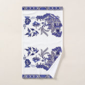 Blauw en wit China Blauw Willow Design Bad Handdoek (Handdoek)