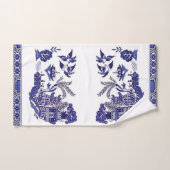 Blauw en wit China Blauw Willow Design Bad Handdoek (Handdoek)