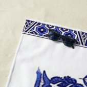 Blauw en wit China Blauw Willow Design Strandlaken (In situ)