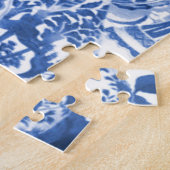 Blauw en wit China design Legpuzzel (Zijkant)