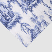 Blauw en Wit Chinees Chinoiserie Decoupage Tissuepapier (Detail)