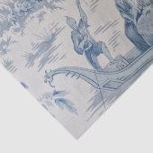 Blauw en Wit Chinees Chinoiserie Decoupage Tissuepapier (Detail)