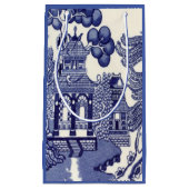 Blauw en Wit Chinees Chinoiserie Klein Cadeauzakje (Voorkant)