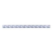 Blauw en Wit Chinees Chinoiserie Satijnen Lint (Voorkant)