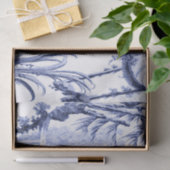 Blauw en Wit Chinees Chinoiserie Tissuepapier (Geschenk)