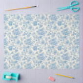 Blauw en wit Chinees decoupagepatroon Tissuepapier (Craft)