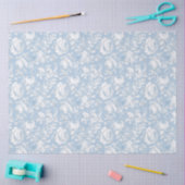 Blauw en wit Chinees decoupagepatroon Tissuepapier (Craft)