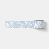 Blauw en wit Chinees patroon Satijnen Lint (Voorkant)