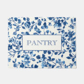 Blauw en wit Chinees servies pantry Deurmat (Voorkant)