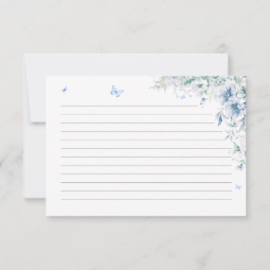 Blauw en Wit Chinoiser Vrijgezellenfeest Recept Ka (Achterkant)