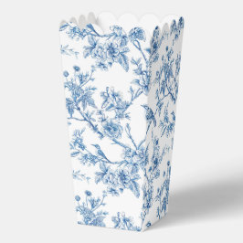 Blauw en wit Chinoiserie bloemenvogels Bedankdoosjes