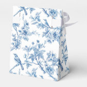 Blauw en wit chinoiserie dank je bedankdoosjes (Achterkant)