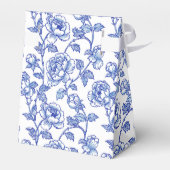 Blauw en wit chinoiserie dank je wel bedankdoosjes (Achterkant)