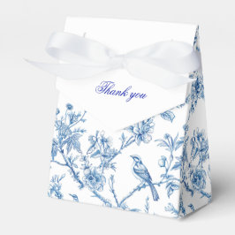 Blauw en wit Chinoiserie Dank u Bedankdoosjes