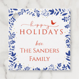 Blauw en Wit Chinoiserie, het Label van de Vogelgi