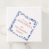 Blauw en Wit Chinoiserie, het Label van de Vogelgi (In situ)