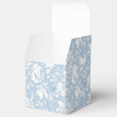 Blauw en wit chinoiseriepatroon bedankdoosjes (Geopend)