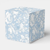 Blauw en wit chinoiseriepatroon bedankdoosjes (Achterkant)
