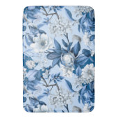 Blauw en wit Chinoserie-serie Design 3 Badmat (Voorkant Verticaal)