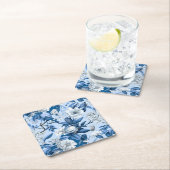 Blauw en wit Chinoserie-serie Design 3 Kartonnen Onderzetters (Insitu)