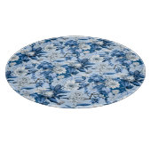 Blauw en wit Chinoserie-serie Design 3 Snijplank (Hoek)