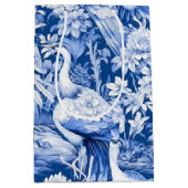 Blauw en wit Chinoserie-serie Design 8 Medium Cadeauzakje (Voorkant)