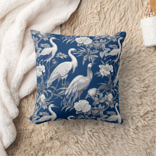Blauw en wit Chinoserie-serie ontwerp 7 Kussen