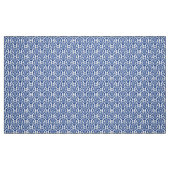 blauw en wit damast geweven stof. stof (Fat Quarter)
