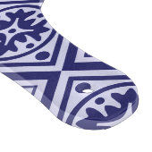 Blauw en wit deco modern glazen snijvlak snijplank (Hoek)