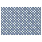 Blauw en wit denim look tafelkleed (Voorkant (Horizontaal))