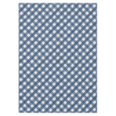 Blauw en wit denim look tafelkleed (Voorkant)