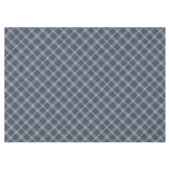 Blauw en wit denim look tafelkleed (Voorkant (Horizontaal))