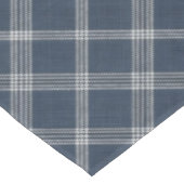 Blauw en wit denim look tafelkleed (Gekanteld)