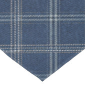 Blauw en wit denim look tafelkleed (Gekanteld)