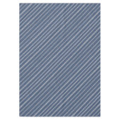 Blauw en wit denim look tafelkleed (Voorkant)