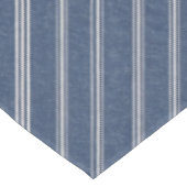 Blauw en wit denim look tafelkleed (Gekanteld)