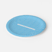 Blauw en wit diamant Pattern Oktoberfest Papieren Bordje (Gekanteld)