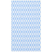 Blauw en wit diamantpatroon tafelkleed (Voorkant)