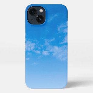 Blauw en wit Elegant iPhone 13 Hoesje