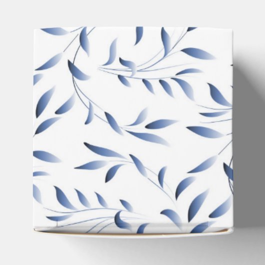 Blauw en wit Elegant Willow Pattern Bedankdoosjes (Bovenkant)