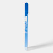 Blauw En Wit Elegante Case-Mate Barely There Appl iPhone Case (Achterkant / Rechts)