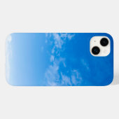 Blauw En Wit Elegante Case-Mate Barely There Appl iPhone Case (Achterkant (horizontaal))